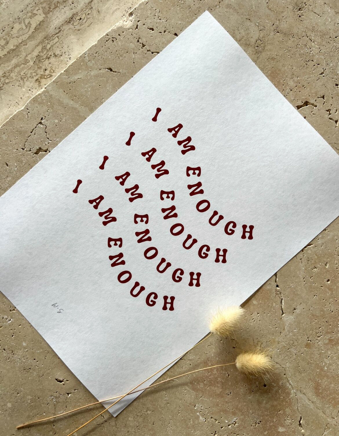WILLOW & SAGE - I AM Print