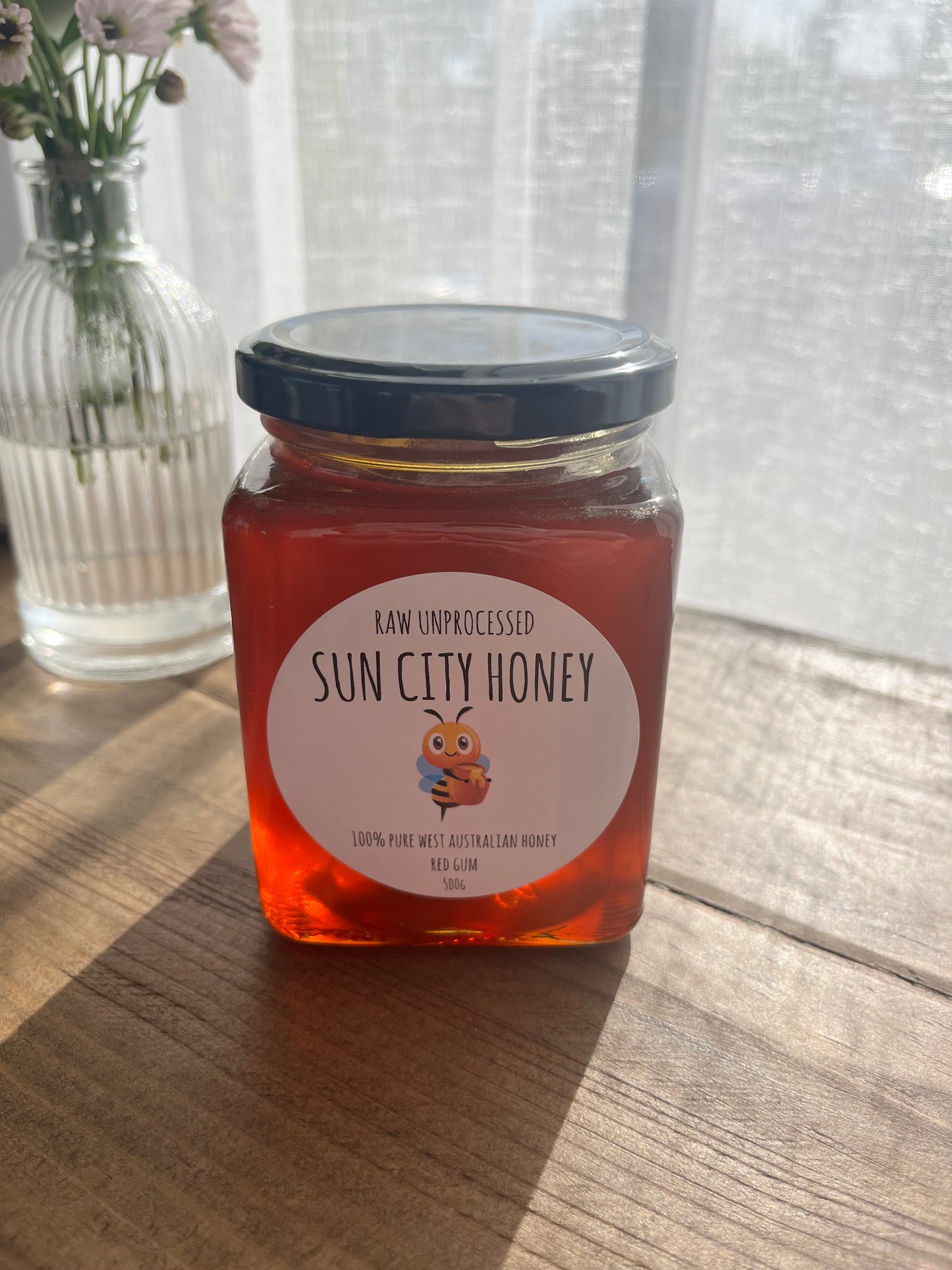 SUN CITY HONEY - 500g Raw Unprocessed Red Gum Honey