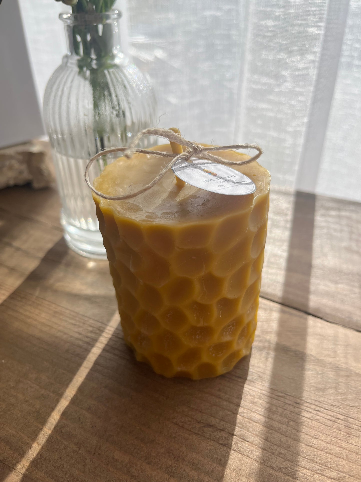 SUN CITY HONEY - Beeswax Candle - Pilar
