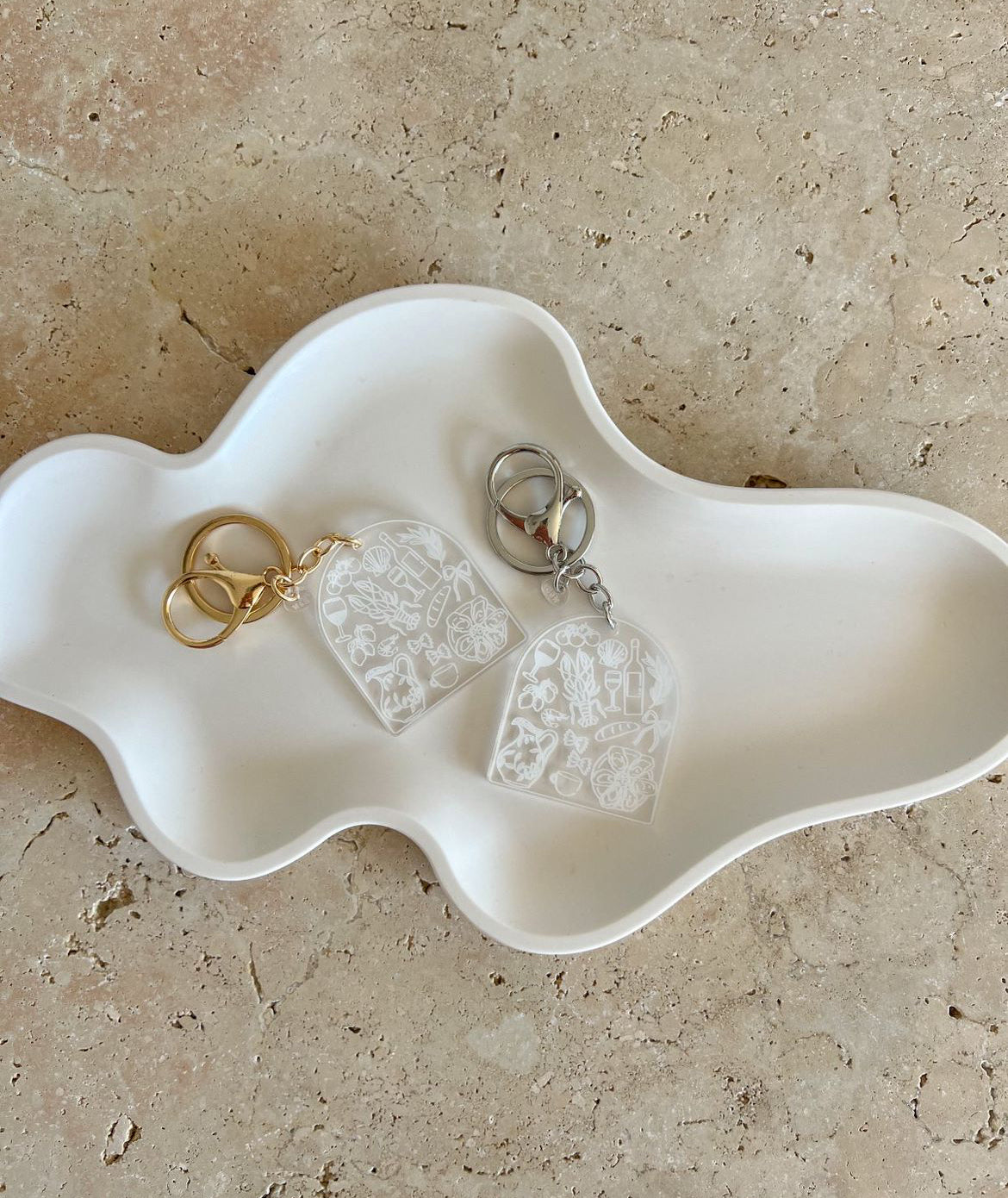 WILLOW & SAGE - Arched Italian Summer Keychain