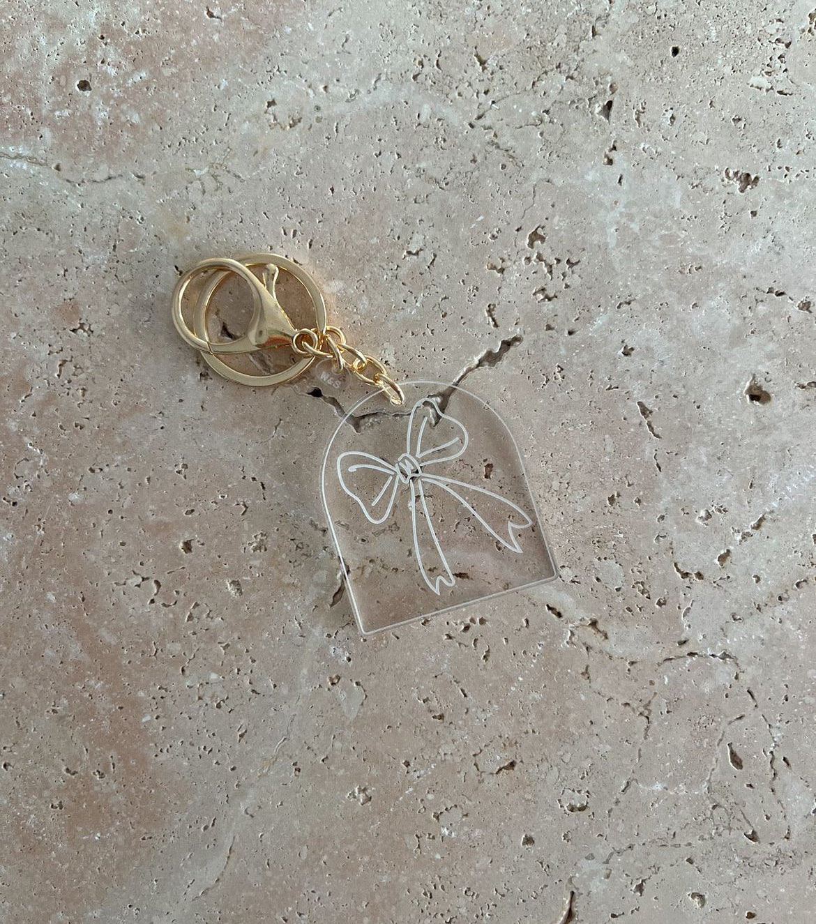 WILLOW & SAGE - Arched Bow Keychain