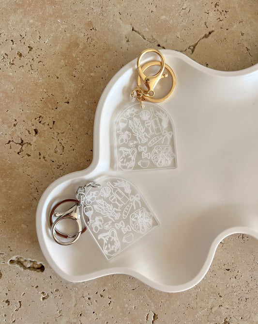 WILLOW & SAGE - Arched Italian Summer Keychain