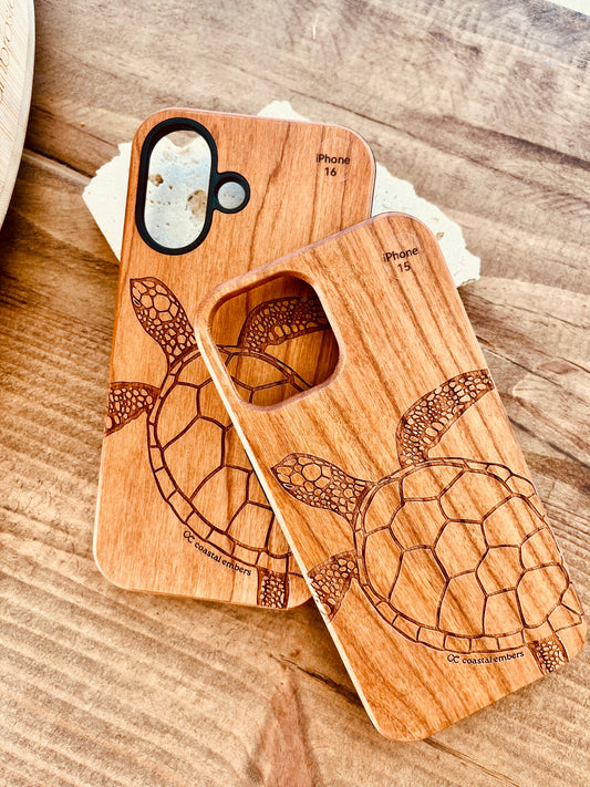 COASTAL EMBERS - Phone Cases : Dark Wood