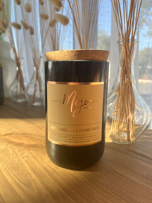 MOJO CANDLES - Sweet Tangerine and Island Fruits