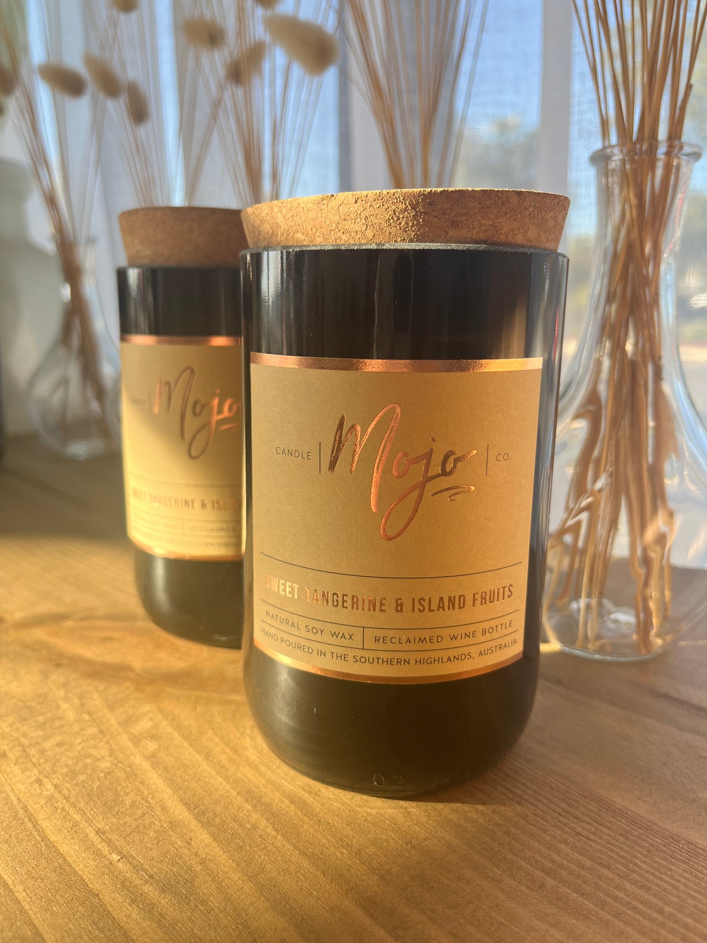 MOJO CANDLES - Sweet Tangerine and Island Fruits