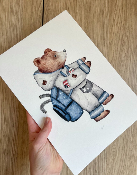 WILLOW & SAGE - Space Bear Prints