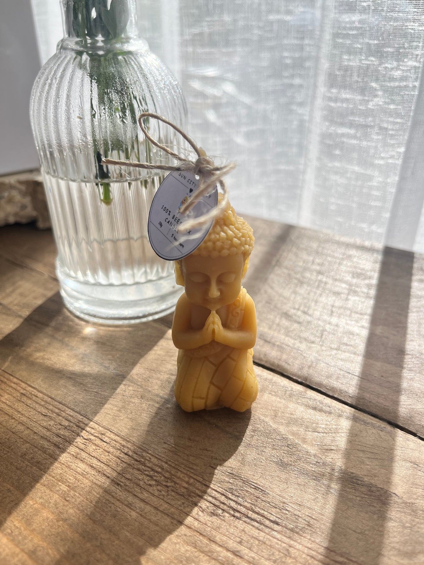 SUN CITY HONEY - Beeswax Candle - Buddah